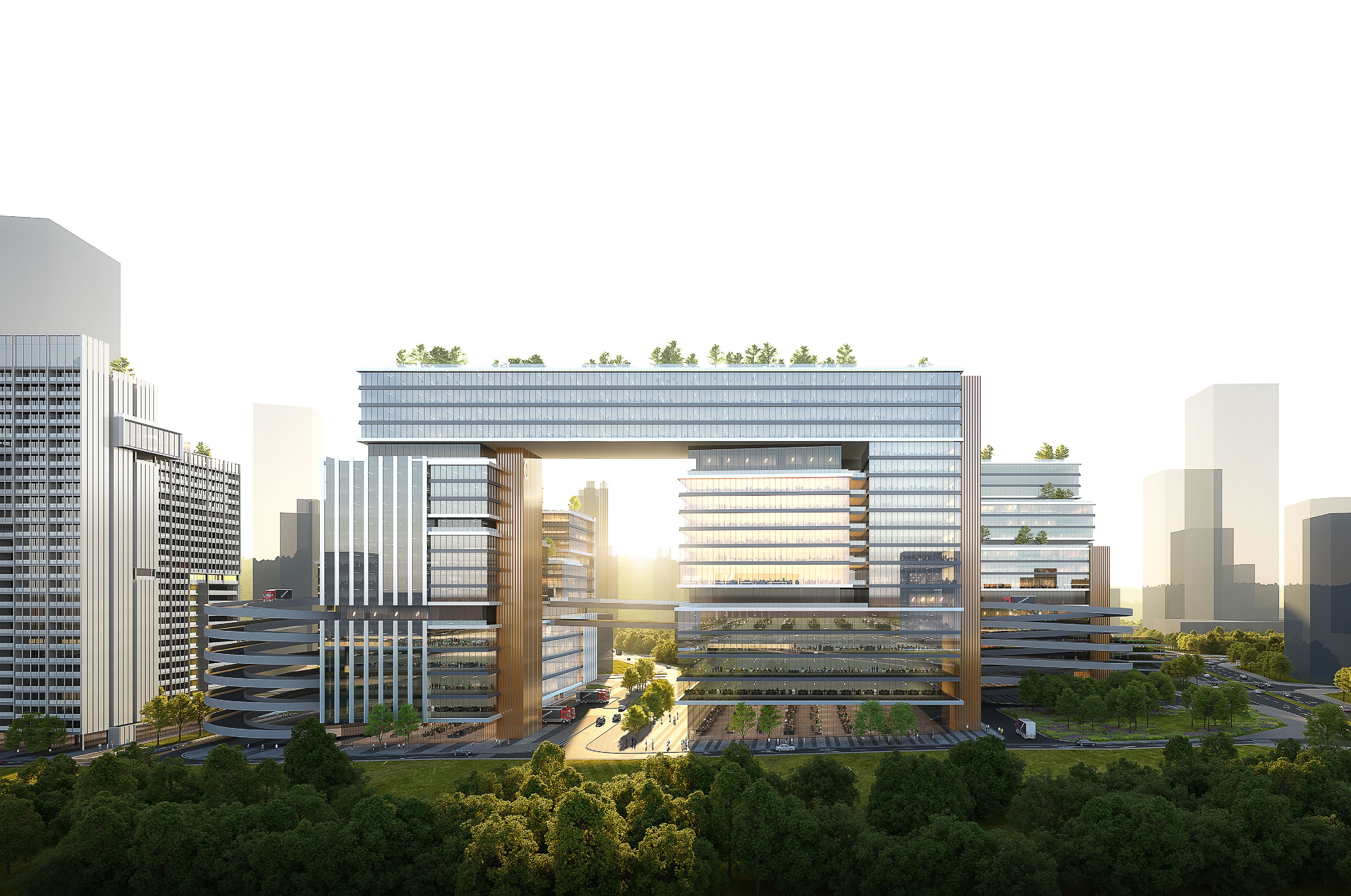 [深圳]新桥东片区重点产业园建筑方案2023